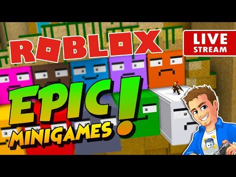 Roblox Epic Minigames Live Roblox Mini Game Playing Roblox