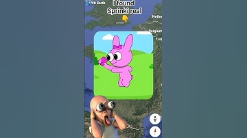 I found Sprinki 😱🤯 real on google maps and google earth 🌎 #shots #vr earth