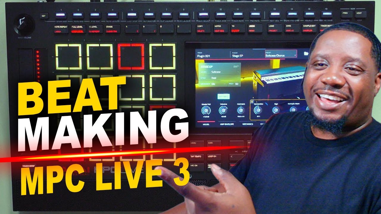 Рабочий процесс создания битов на MPC Live 3 | Увлекательный, быстрый и творческий процесс