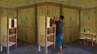 Single Old Man Life,  Skills Make a Cabinet to store food, dishes, pots and pans