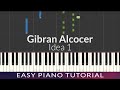 Gibran alcocer  idea 1 easy piano tutorial