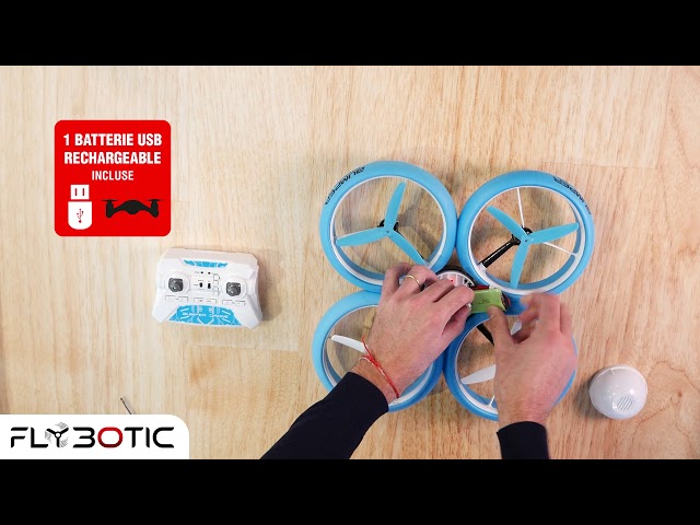 MODE D'EMPLOI : COMMENT BIEN UTILISER DRONE TÉLÉCOMMANDÉ BUMPER DRONE DE  FLYBOTIC 