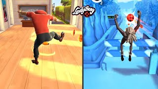 Miraculous Ladybug e Chat Noir 🐞 Run through the City of Love. Save Paris! screenshot 3