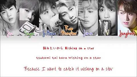 BTS (防弾少年団) - Wishing on A Star (Color Coded Kan|Rom|Eng Lyrics)