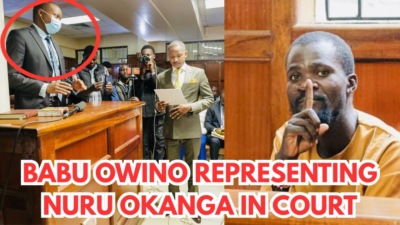 ''USILETE DRAMA HAPA!'' MP BABU OWINO ALMOST SLAPS A POLICE OFFICER WHEN REPRESENTING NURU OKANGA!