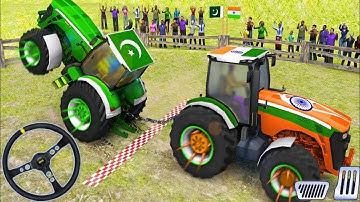 Monster Chained Tractor Pulling - Tug Of War Tractor Simulator - Android Gameplay