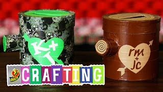 Duck Tape Crafts: How To Make A Valentine's Day Stump Card Box