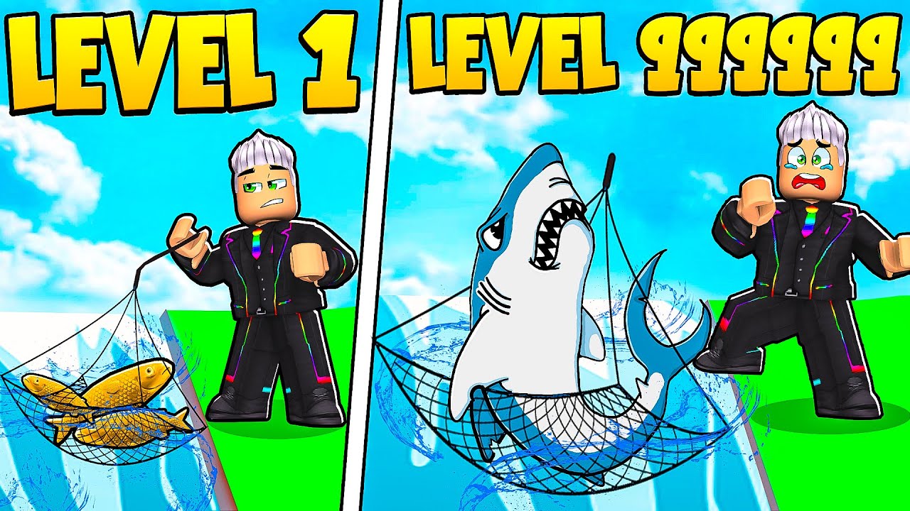O NOOB INICIANTE TEVE a MAIOR PESCA do ROBLOX !! PET FISHING SIMULATOR YouTube