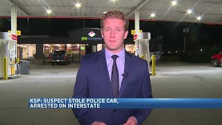 Police: High-speed chase ends in Lexington as suspect crashes stolen cruiser