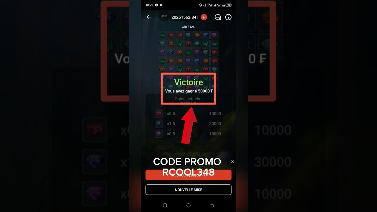 Comment gagner sur 1xbet avec le jeu 1xgames crystal 100% Astuce gagnant 2025