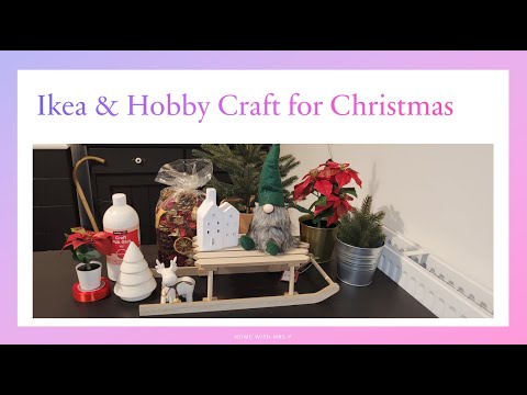 New! Online Ikea & Hobby Craft Christmas Haul | Fibro Diary Update - Home with Mrs P