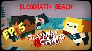 Slayaway Camp Ep. 5 "Bloodbath Beach!!" Early Access PC Gameplay Horror Gore Bloody screenshot 5