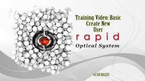 Training Video: Basic - General - Create New User