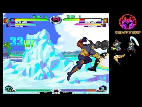 MvC2 Ironman/Dhalsim 100%+ combo to infinite, Proton Cannon xx Yoga Inferno, far OTG to Strike xx PC