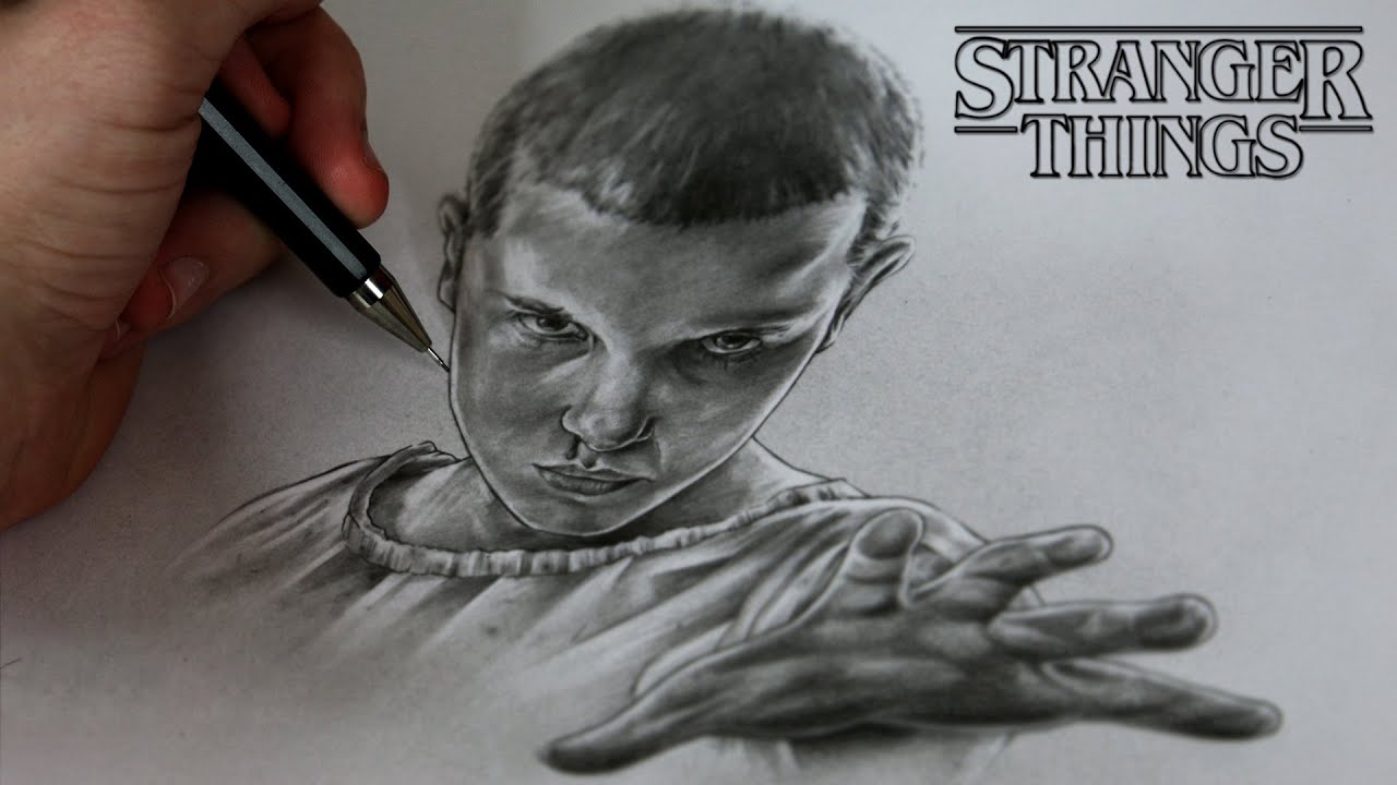 Stranger Things - Eleven drawing - YouTube