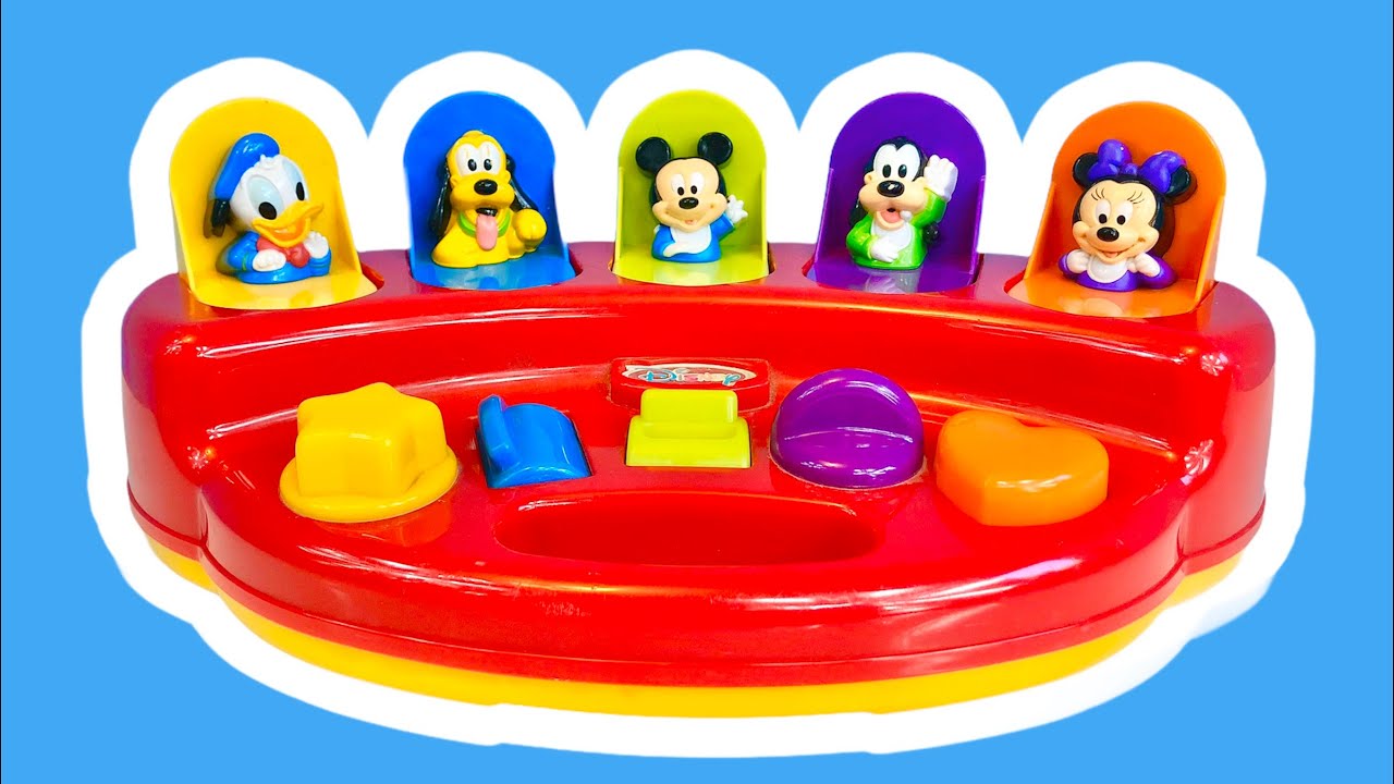 POP UP Mickey Mouse and Friends Poppin Pals Toy YouTube