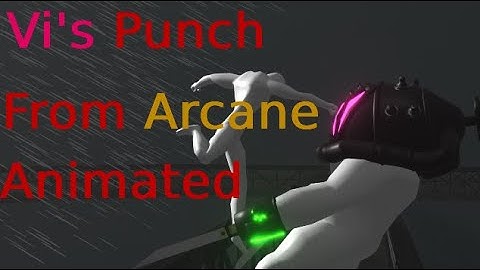 I animated my favourite scene from Arcane | Vi