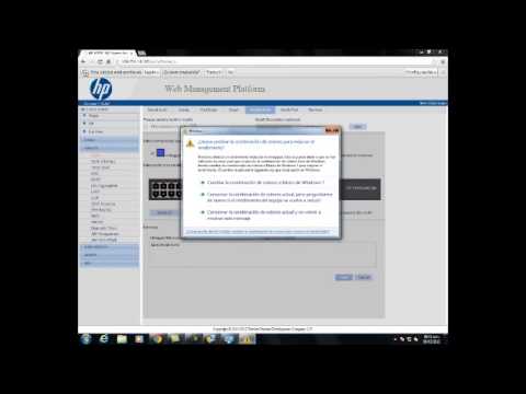 Configuracion de VLAN en Switch HP