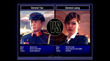 Command & Conquer General Zero Hour Challenge General Tao VS General Leang Hard Mode #7