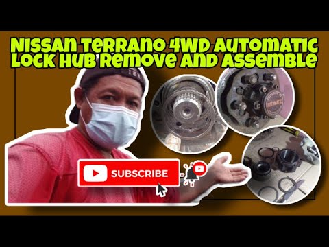 How to remove and assemble 4WD auto lock hub nissan terrano