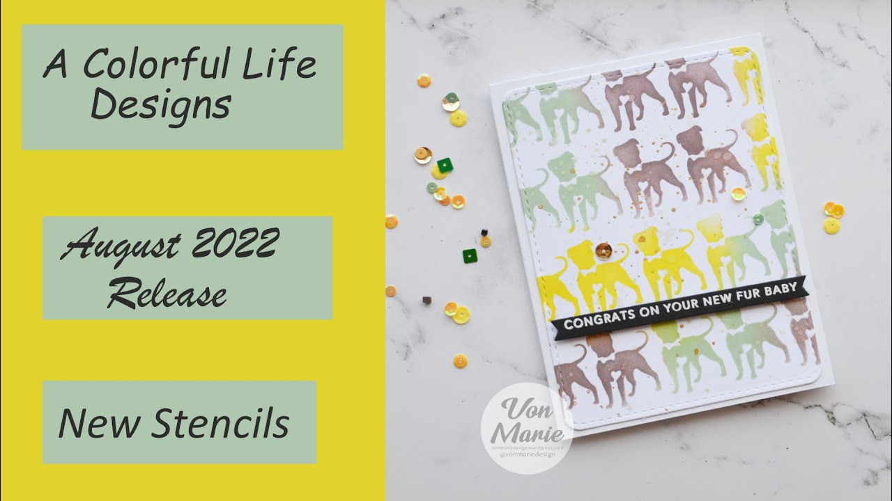 A Colorful Life Designs August 2022 Release - YouTube
