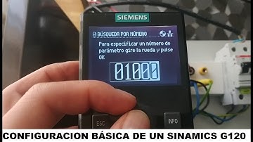 Primeros pasos con el SINAMICS G120