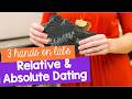 Relative and Absolute Dating Lab Ideas