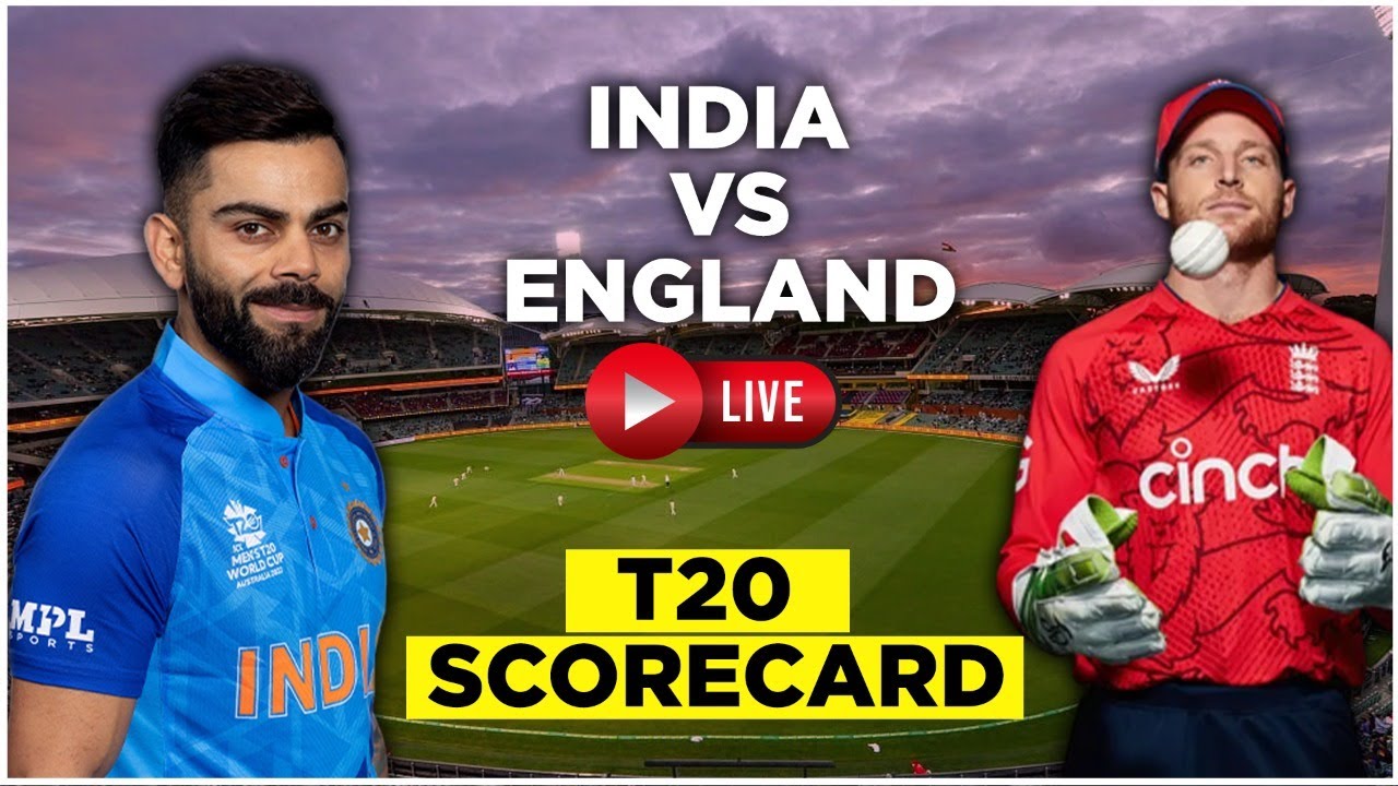India Vs England Live Score India Vs England Semi Final T20 World Cup Live Cricket News