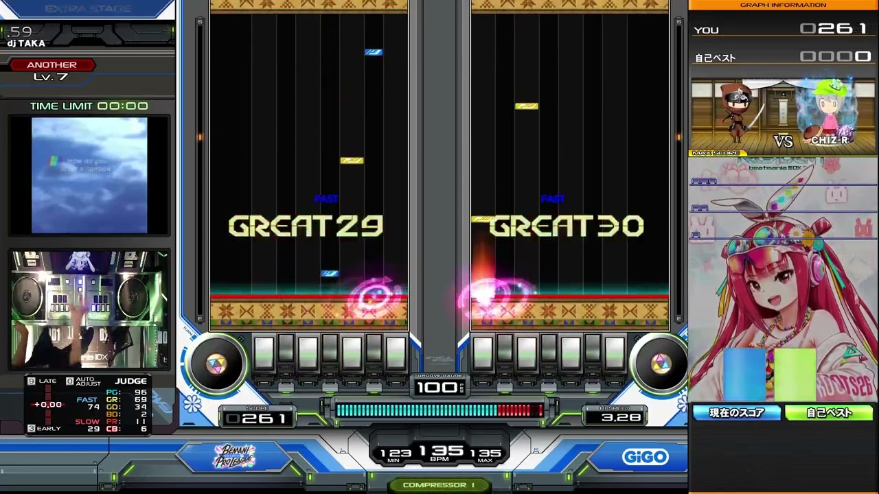 IIDX］［片手DP］.59［DPA］［EC］ - YouTube