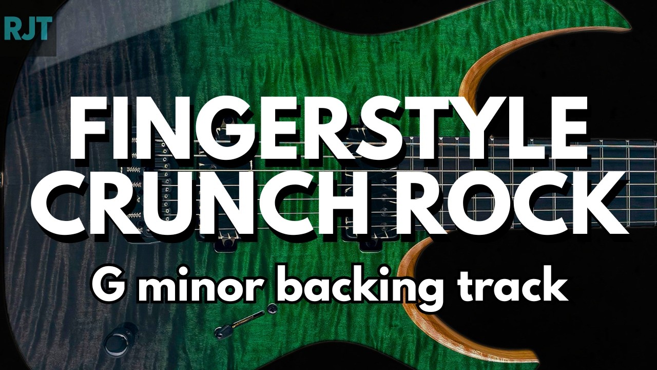 Crunch Rock Guitar Backing Track In G Minor