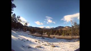 speeding clouds.time lapse