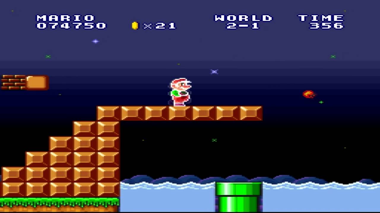 Super Mario Bros The Lost Levels (SNES) Level 2-1 - YouTube