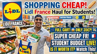 Grocery Shopping in France at LIDL: Full Receipt & Prices Revealed!