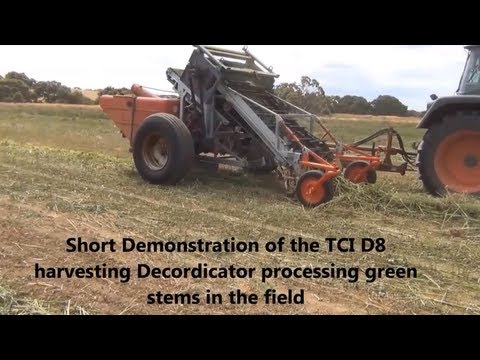 HD3 - Green decortication and baling of dry fibre