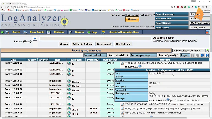 Cisco IOS Syslog Messages