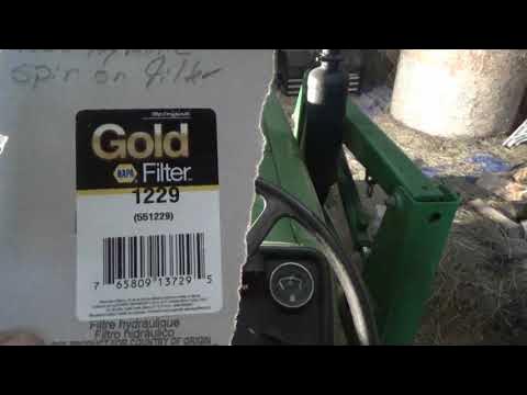 John Deere 1050 Hydraulic Problems Solved? JD 1050 Hydraulic Filter