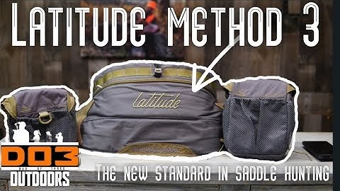 LATITUDE METHOD 3 SADDLE! Saddle Huntings new KING of Comfort! 