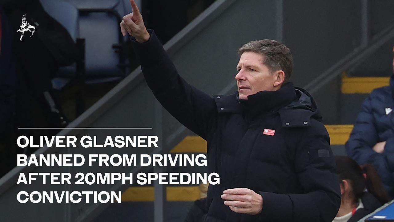 Crystal Palace boss Oliver Glasner gets driving ban after breaking 20mph limit on Old Kent Road