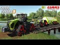 Farming Simulator 19 - CLAAS XERION 4000-5000 TERA TRAC Pulls out a Tractor