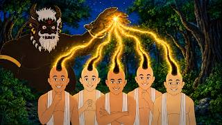 Panch Panditer Jadur Tiki | অহংকারী পণ্ডিতদের গল্প  | five pandit story screenshot 3