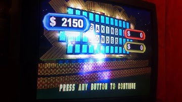 Wheel of Fortune 2nd Edition PlayStation Run Game 2