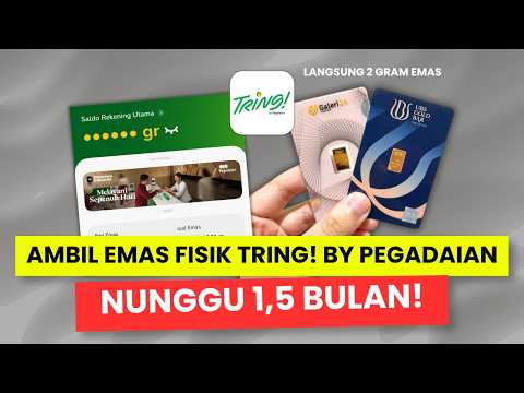 100% REVIEW JUJUR! Pengalaman Pribadi Ambil Emas Fisik dari Tring! by Pegadaian | Cetak Emas Fisik