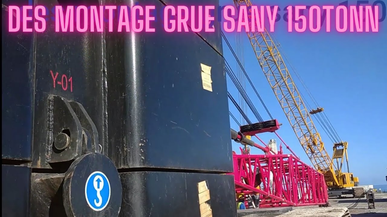 grue sany  الرافعة المجنزرة