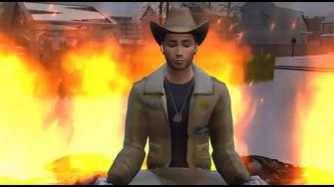 Sims 4 Eco LifeStyle Burn meditation