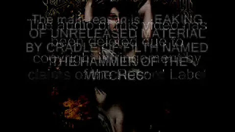 CRADLE OF FILTH PREVIEW OF THE NEW ALBUM 2015 HAMMER OF THE WITCHES