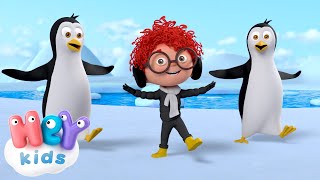 Dance like penguins! 🐧 | Animal Songs for Kids | HeyKids Nursery Rhymes