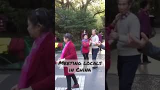 Meeting locals in China #chengdu #sichuan #travelchina #china #sichuanchina #chinavlog #chengduchina