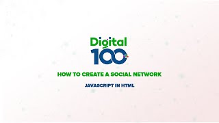 26. How to create a Social Network - Javascript in HTML (Shona)