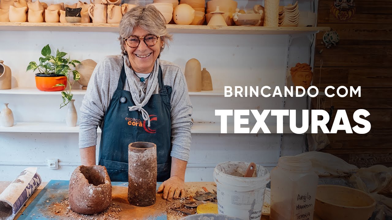 Criando peças de cerâmica com textura