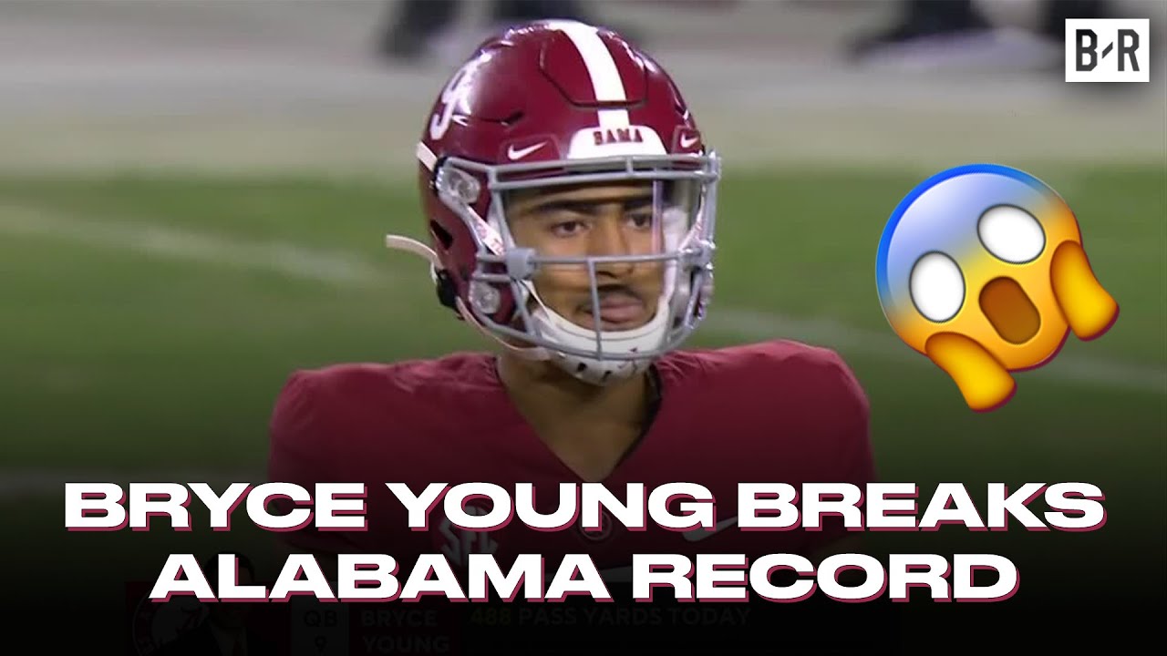 Bryce Young breaks Alabama records for touchdown passes, yards